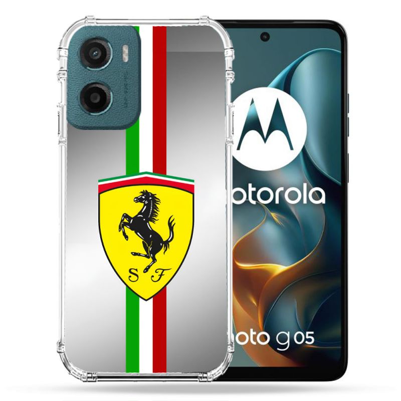 Coque Renforcée Pour Motorola G05 / E15 Ferrari Ligne