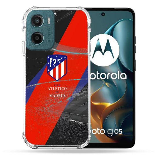 Coque Renforcée Pour Motorola G05 / E15 Foot Athletico Madrid