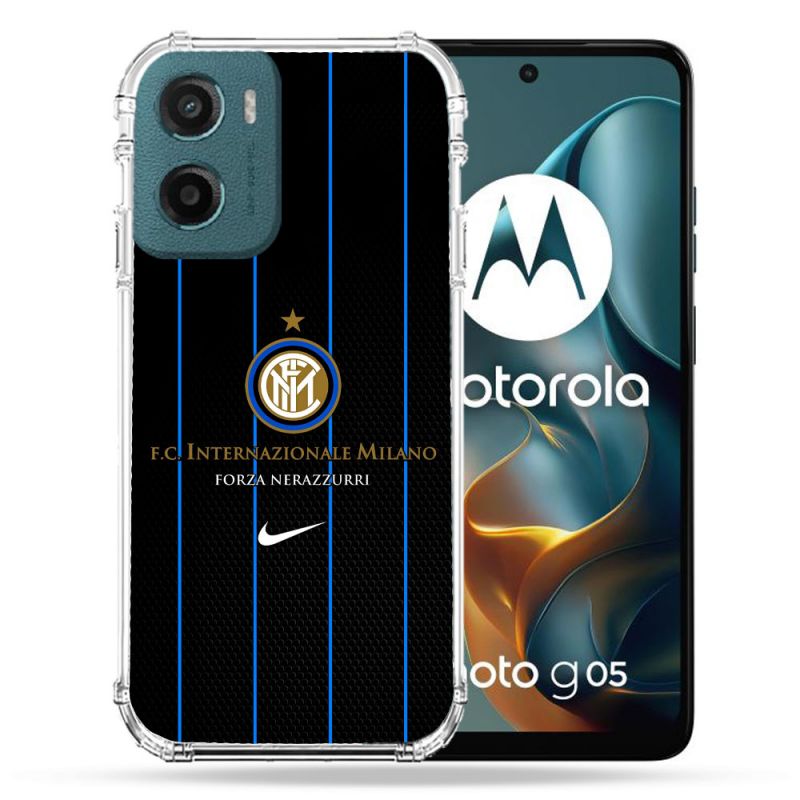Coque Renforcée Pour Motorola G05 / E15 Foot Inter Milan