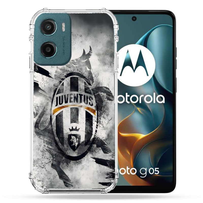 Coque Renforcée Pour Motorola G05 / E15 Foot Juventus Turin