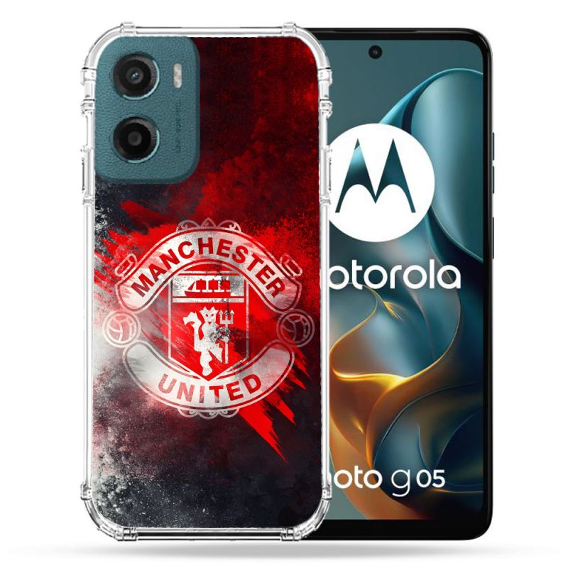 Coque Renforcée Pour Motorola G05 / E15 Foot Manchester United