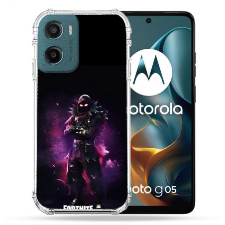 Coque Renforcée Pour Motorola G05 / E15 Fortnite Raven