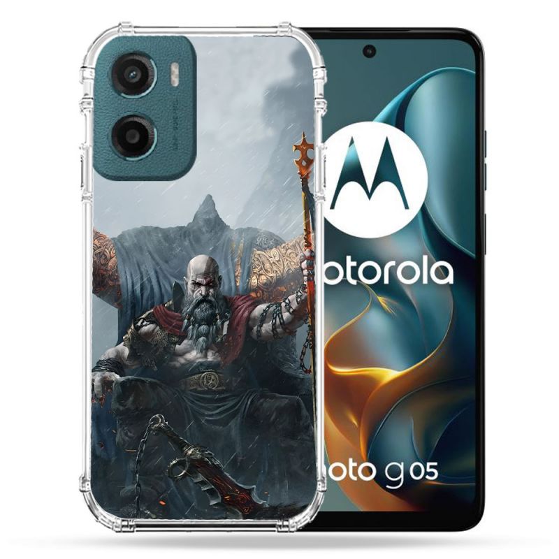 Coque Renforcée Pour Motorola G05 / E15 Gof Of War