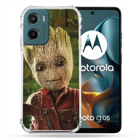 Coque Renforcée Pour Motorola G05 / E15 Groot Vert