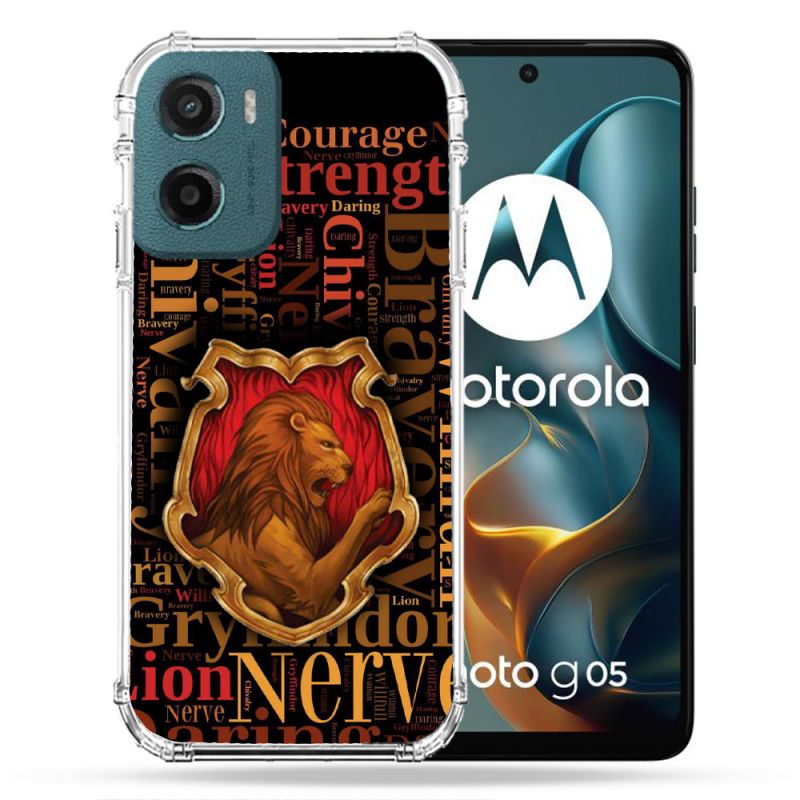 Coque Renforcée Pour Motorola G05 / E15 Harry Potter Griffondor