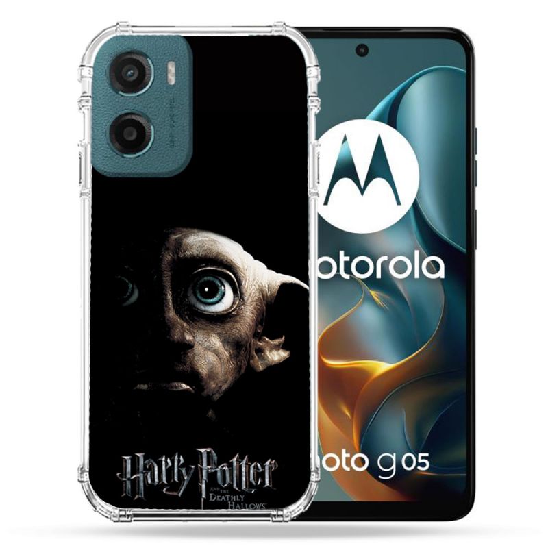 Coque Renforcée Pour Motorola G05 / E15 Harry Potter Hollows Dobby