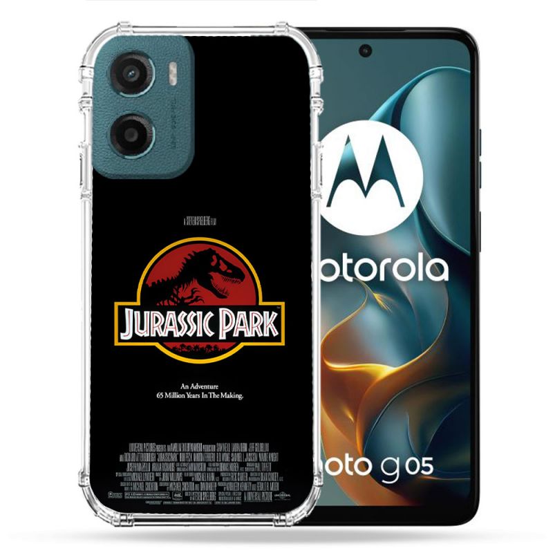 Coque Renforcée Pour Motorola G05 / E15 Jurassic Park Affiche