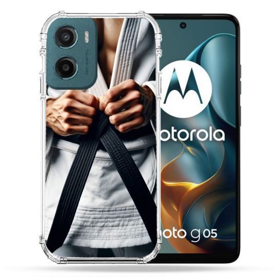 Coque Renforcée Pour Motorola G05 / E15 Kimono Ceinture