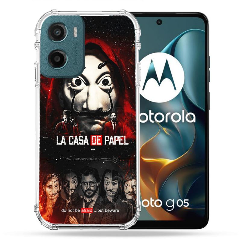 Coque Renforcée Pour Motorola G05 / E15 La Casa De Papel