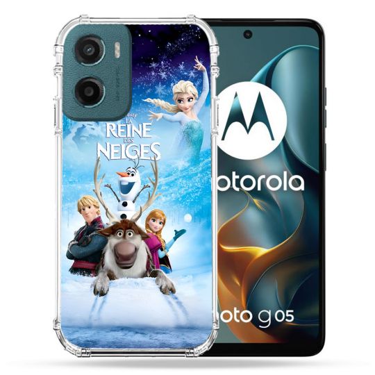 Coque Renforcée Pour Motorola G05 / E15 La Reine Des Neiges
