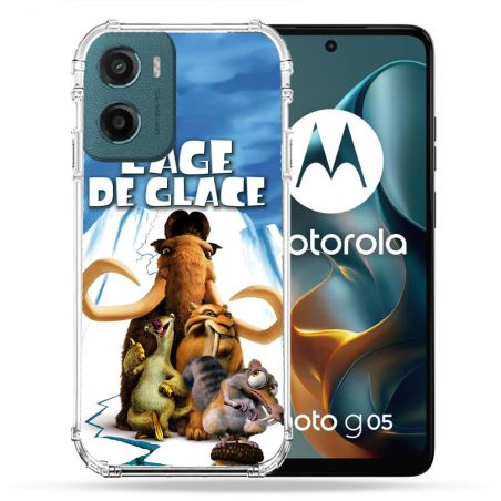 Coque Renforcée Pour Motorola G05 / E15 L'âge de Glace Affiche
