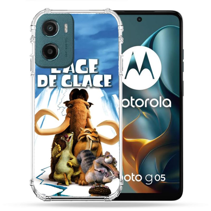Coque Renforcée Pour Motorola G05 / E15 L'âge de Glace Affiche