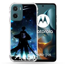 Coque Renforcée Pour Motorola G05 / E15 Manga Attaque Titans Levi