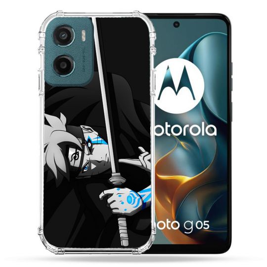 Coque Renforcée Pour Motorola G05 / E15 Manga Boruto Epée