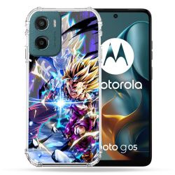 Coque Renforcée Pour Motorola G05 / E15 Manga Dragon Ball Sangohan Duo
