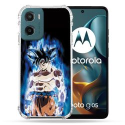 Coque Renforcée Pour Motorola G05 / E15 Manga Dragon Ball Sangoku Noir