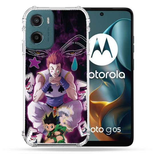 Coque Renforcée Pour Motorola G05 / E15 Manga Hunter X Hunter Hisoka