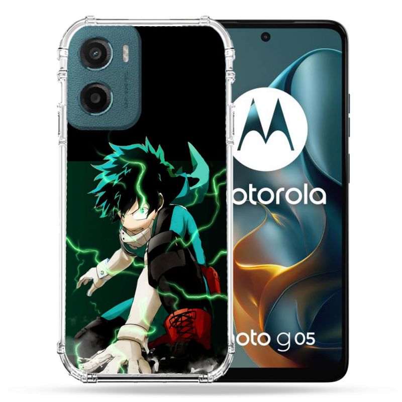 Coque Renforcée Pour Motorola G05 / E15 Manga My Hero Academia Deku