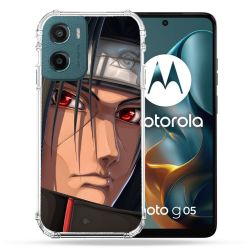 Coque Renforcée Pour Motorola G05 / E15 Manga Naruto Itachi Visage