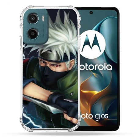 Coque Renforcée Pour Motorola G05 / E15 Manga Naruto Kakashi