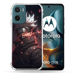 Coque Renforcée Pour Motorola G05 / E15 Manga Naruto Kakashi Dark