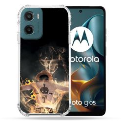Coque Renforcée Pour Motorola G05 / E15 Manga One Piece Ace Noir