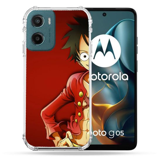 Coque Renforcée Pour Motorola G05 / E15 Manga One Piece Luffy