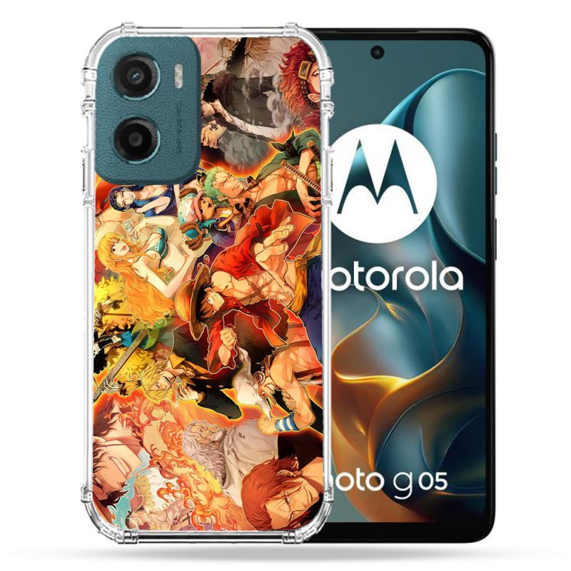 Coque Renforcée Pour Motorola G05 / E15 Manga One Piece Nakama