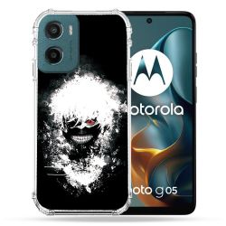 Coque Renforcée Pour Motorola G05 / E15 Manga Tokyo Ghoul Kaneki Tag