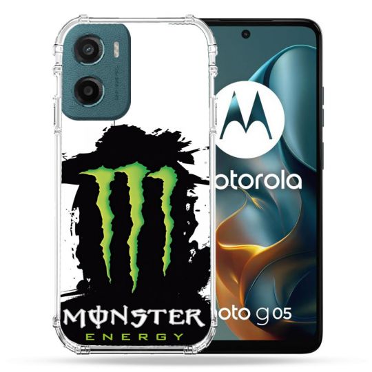 Coque Renforcée Pour Motorola G05 / E15 Monster Energy Tache