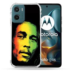 Coque Renforcée Pour Motorola G05 / E15 Musique Bob Marley 2