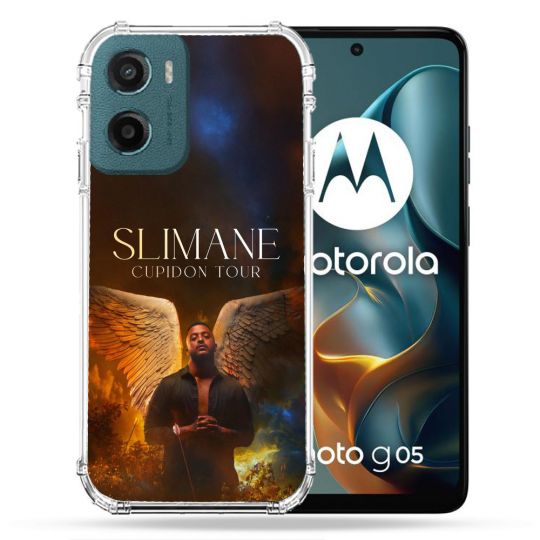 Coque Renforcée Pour Motorola G05 / E15 Musique Slimane Ange