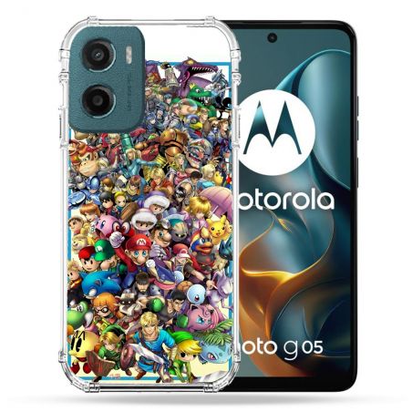 Coque Renforcée Pour Motorola G05 / E15 Nintendo
