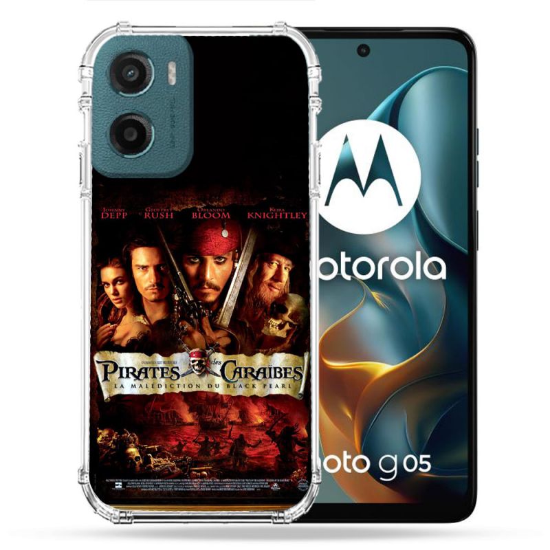 Coque Renforcée Pour Motorola G05 / E15 Pirate Des Caraibes