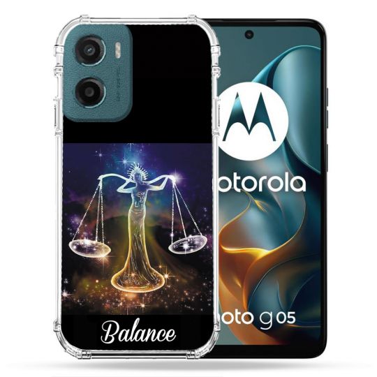 Coque Renforcée Pour Motorola G05 / E15 Signe Zodiaque 2 Balance