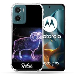 Coque Renforcée Pour Motorola G05 / E15 Signe Zodiaque 2 Bélier