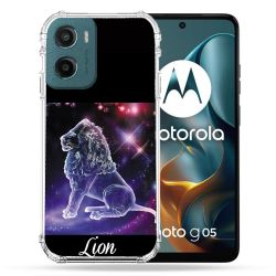 Coque Renforcée Pour Motorola G05 / E15 Signe Zodiaque 2 Lion