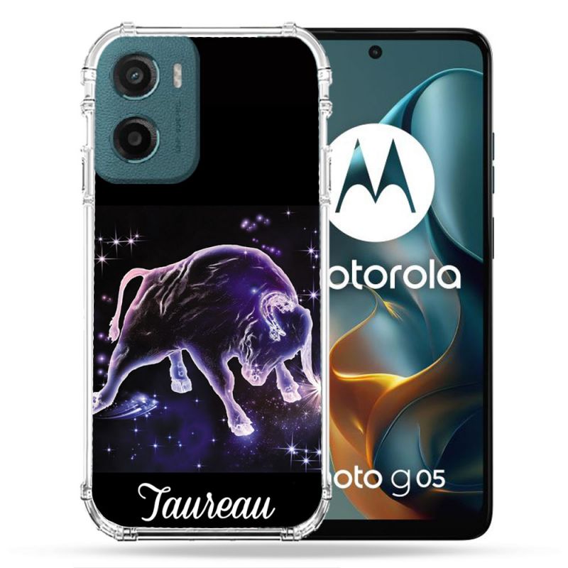 Coque Renforcée Pour Motorola G05 / E15 Signe Zodiaque 2 Taureau