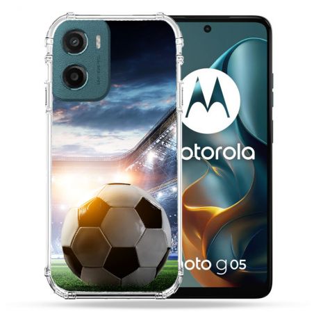 Coque Renforcée Pour Motorola G05 / E15 Sport Football Stade