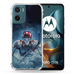 Coque Renforcée Pour Motorola G05 / E15 Sport Hockey Squelette