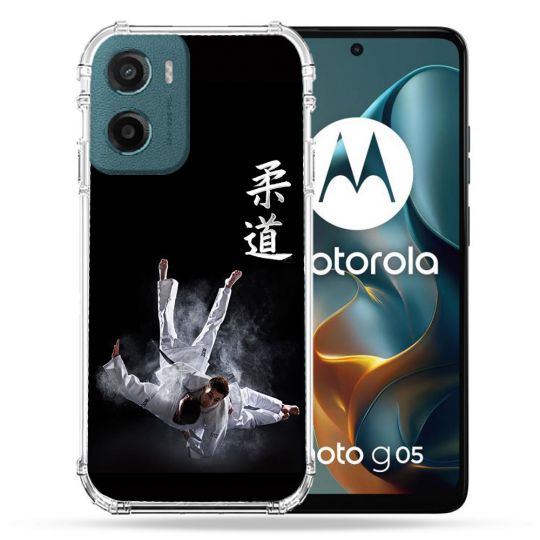 Coque Renforcée Pour Motorola G05 / E15 Sport Judo Noir