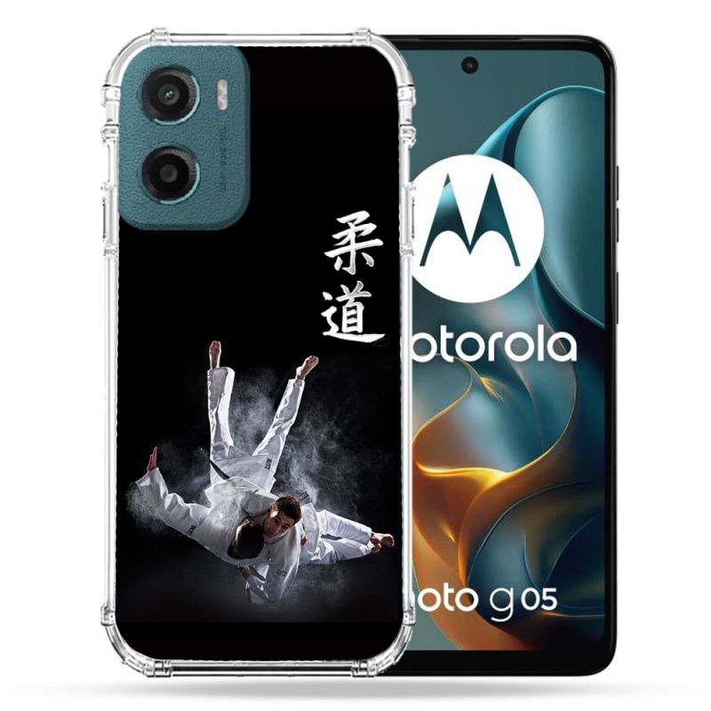 Coque Renforcée Pour Motorola G05 / E15 Sport Judo Noir