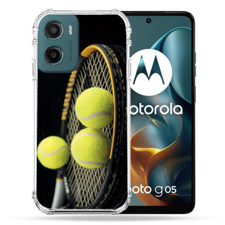 Coque Renforcée Pour Motorola G05 / E15 Sport Tennis Balls