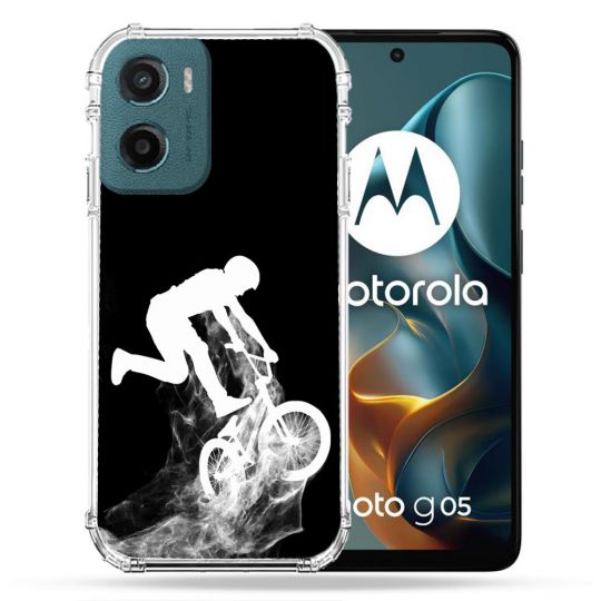 Coque Renforcée Pour Motorola G05 / E15 Sport VTT Noir