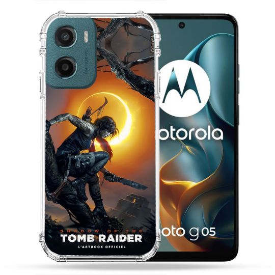 Coque Renforcée Pour Motorola G05 / E15 Tomb Raider