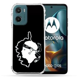 Coque Renforcée Pour Motorola G05 / E15 Voyage Corse Noir