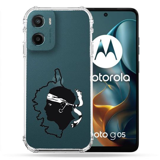 Coque Renforcée Transparente Pour Motorola G05 / E15 Corse