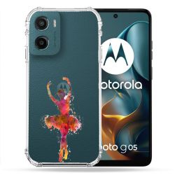 Coque Renforcée Transparente Pour Motorola G05 / E15 Danseuse etoile