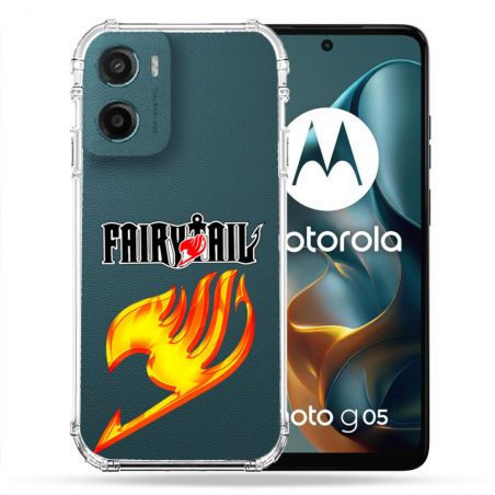 Coque Renforcée Transparente Pour Motorola G05 / E15 Fairy Tail