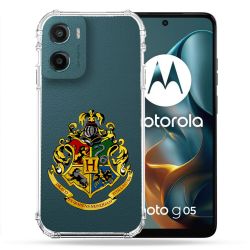 Coque Renforcée Transparente Pour Motorola G05 / E15 Harry Potter Poudlard